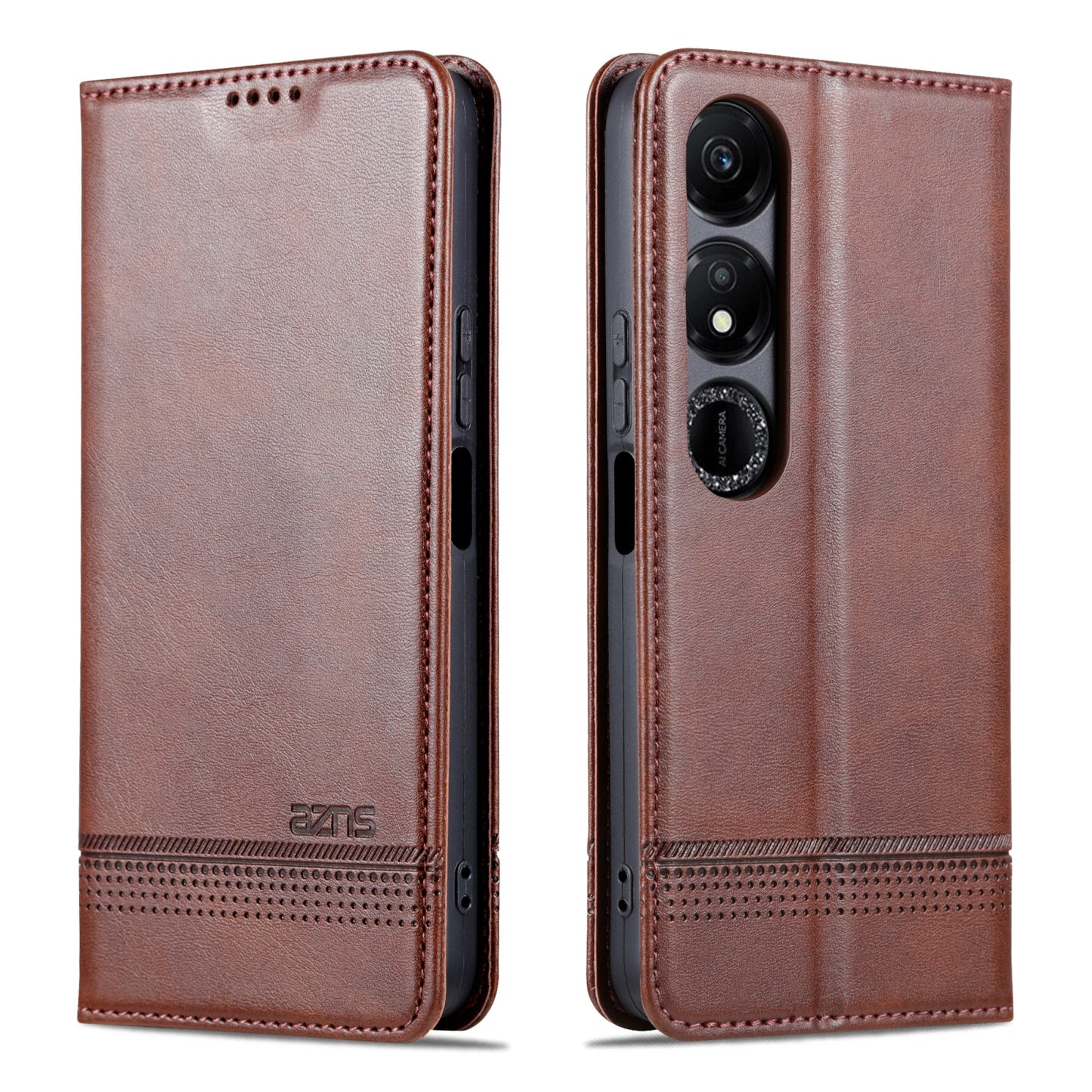 Honor Play 40 Leather Wallet Case with Card Holder & Magnetic Closure