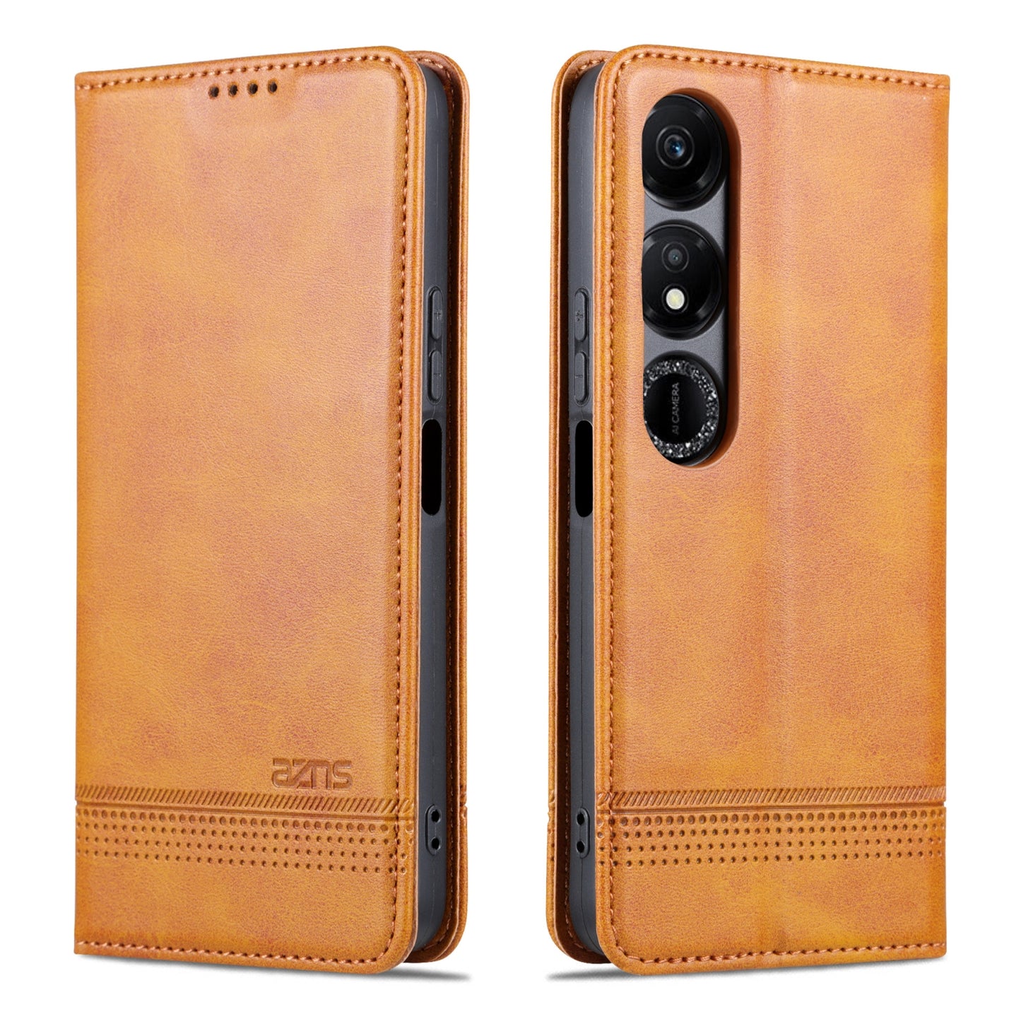 Honor Play 40 Leather Wallet Case with Card Holder & Magnetic Closure