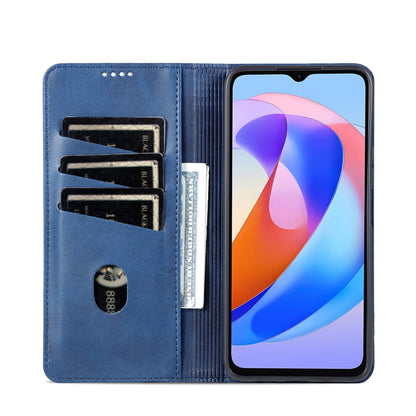 Honor Play 40 Leather Wallet Case with Card Holder & Magnetic Closure