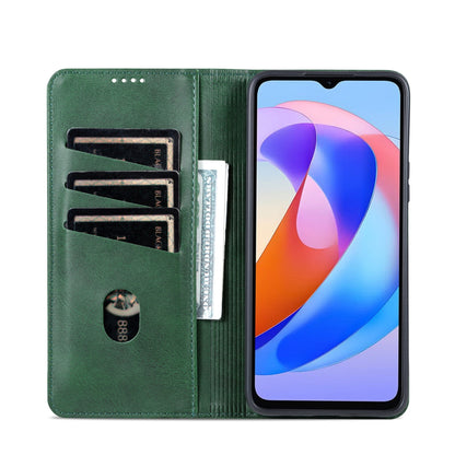 Honor Play 40 Leather Wallet Case with Card Holder & Magnetic Closure