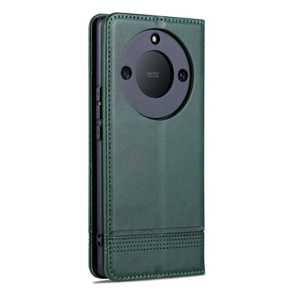 Honor X50 Leather Wallet Case with Card Holder & Magnetic Closure