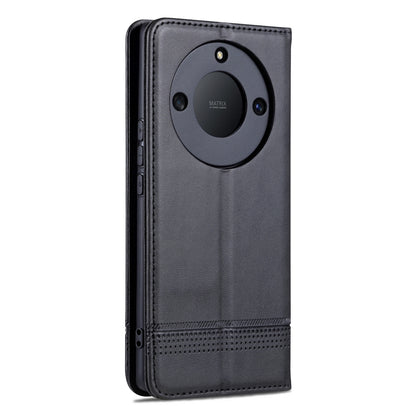 Honor X50 Leather Wallet Case with Card Holder & Magnetic Closure