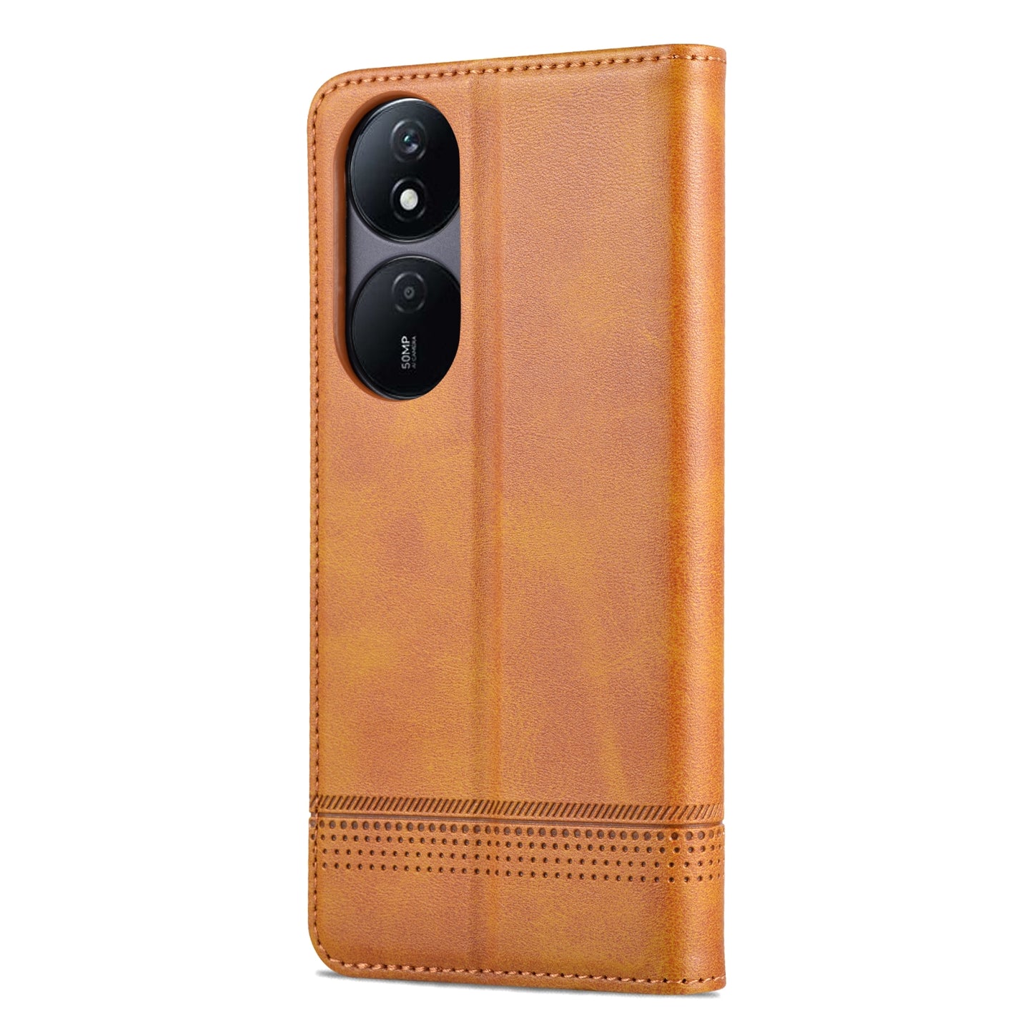 Honor Play 50 Plus Leather Wallet Case with Card Holder & Magnetic Closure