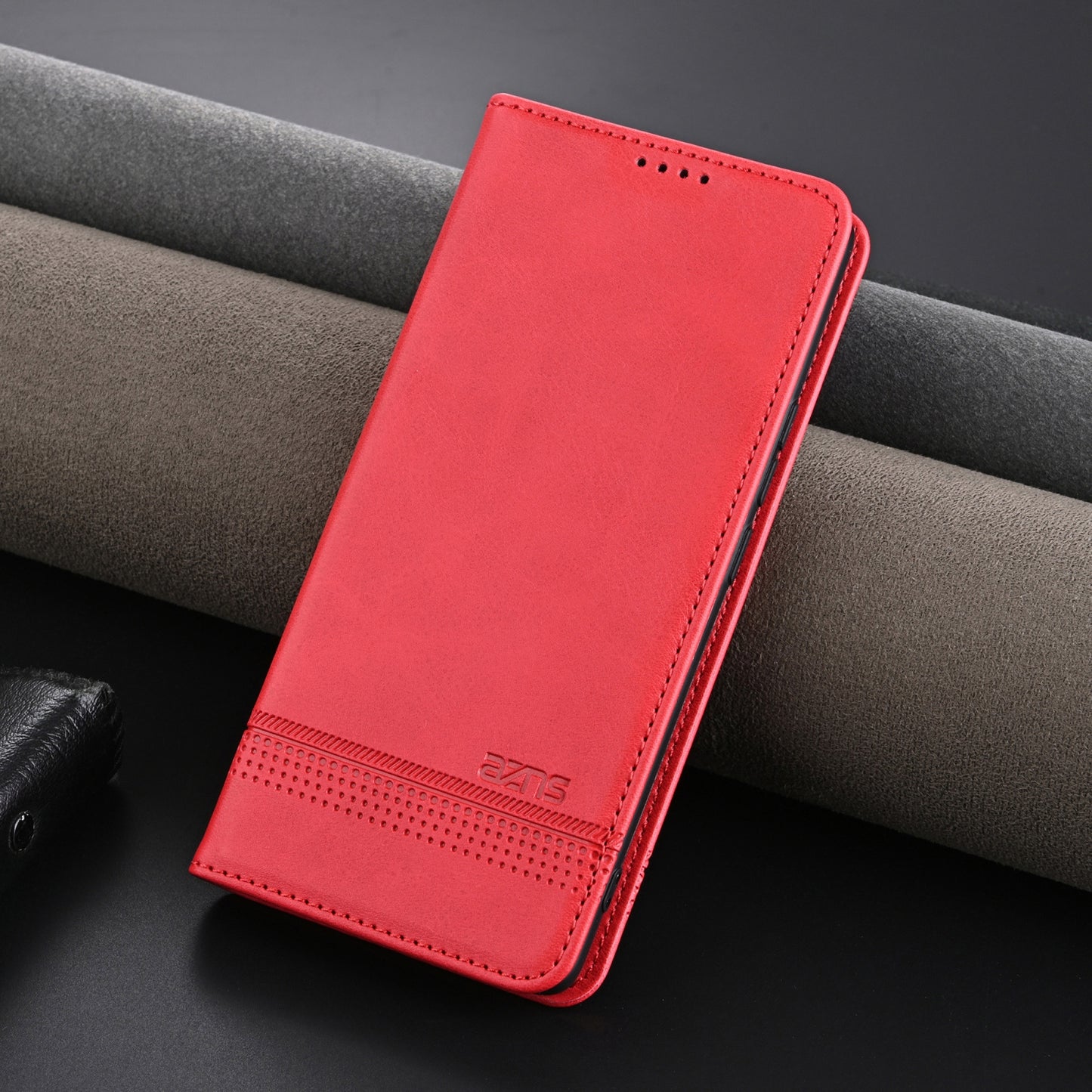 Honor 90 GT Leather Wallet Case with Card Holder & Magnetic Closure