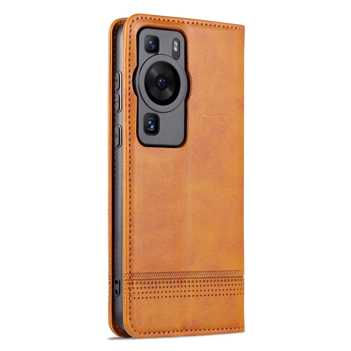 Huawei P60/P60 Pro Leather Wallet Case with Card Holder & Magnetic Closure