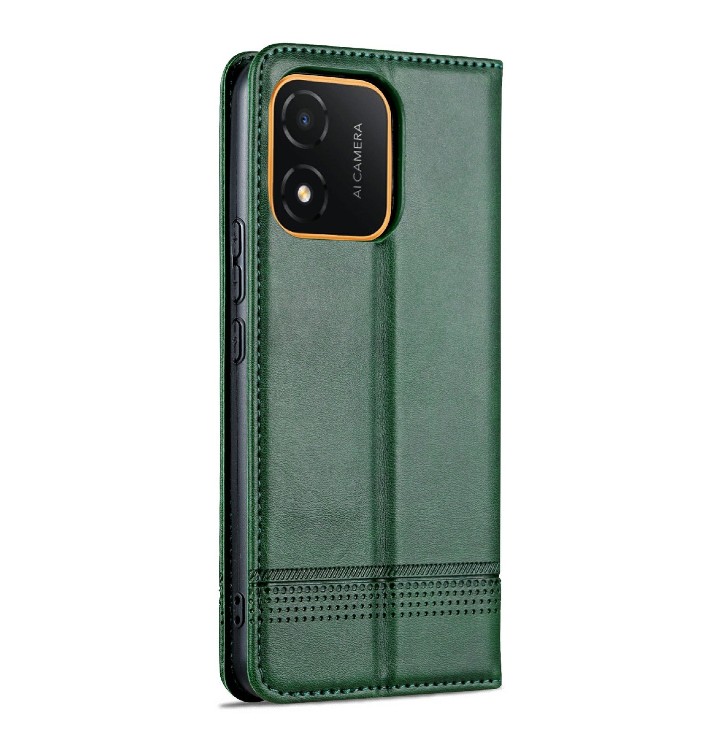 Honor X5 Leather Wallet Case with Card Holder & Magnetic Closure