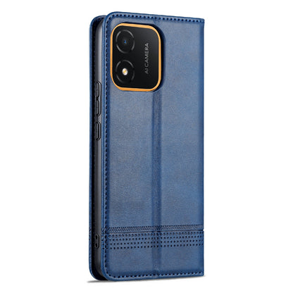 Honor X5 Leather Wallet Case with Card Holder & Magnetic Closure