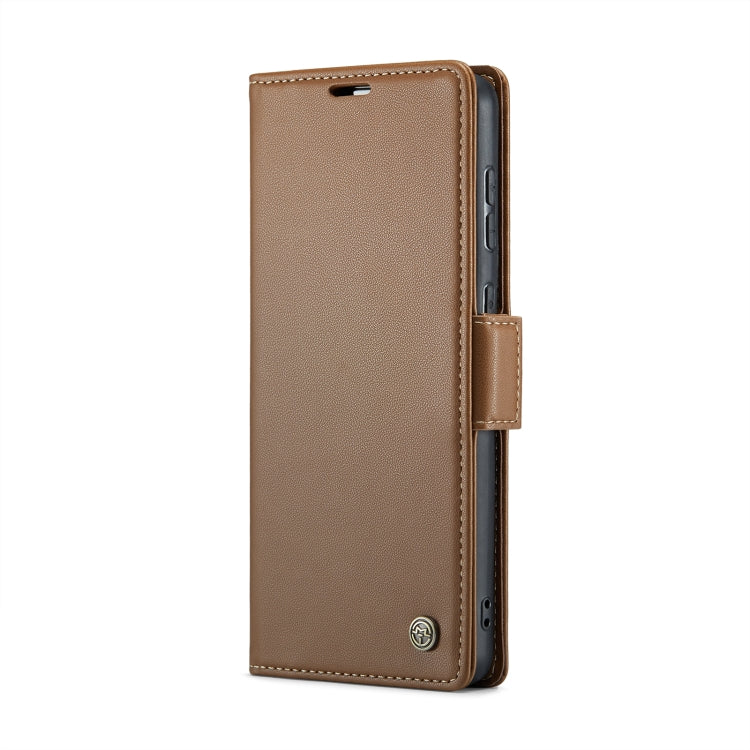 Samsung Galaxy A33 5G Case - RFID Anti-theft, Card Slot, Stand, Litchi Texture Leather, Butterfly Buckle