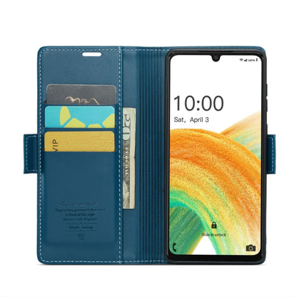 Samsung Galaxy A33 5G Case - RFID Anti-theft, Card Slot, Stand, Litchi Texture Leather, Butterfly Buckle