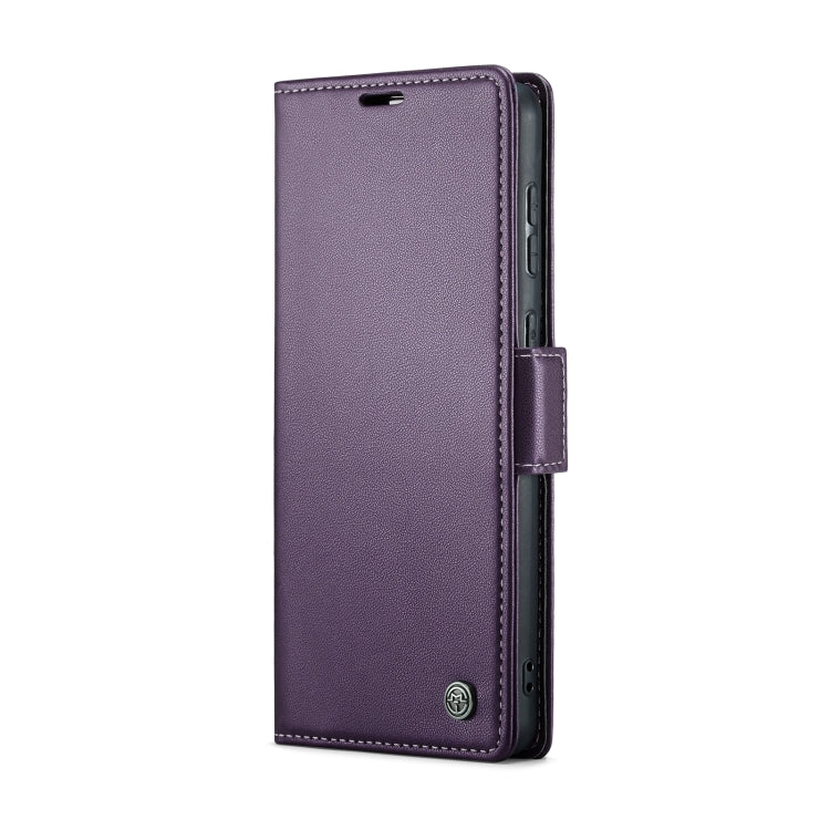 Samsung Galaxy A33 5G Case - RFID Anti-theft, Card Slot, Stand, Litchi Texture Leather, Butterfly Buckle