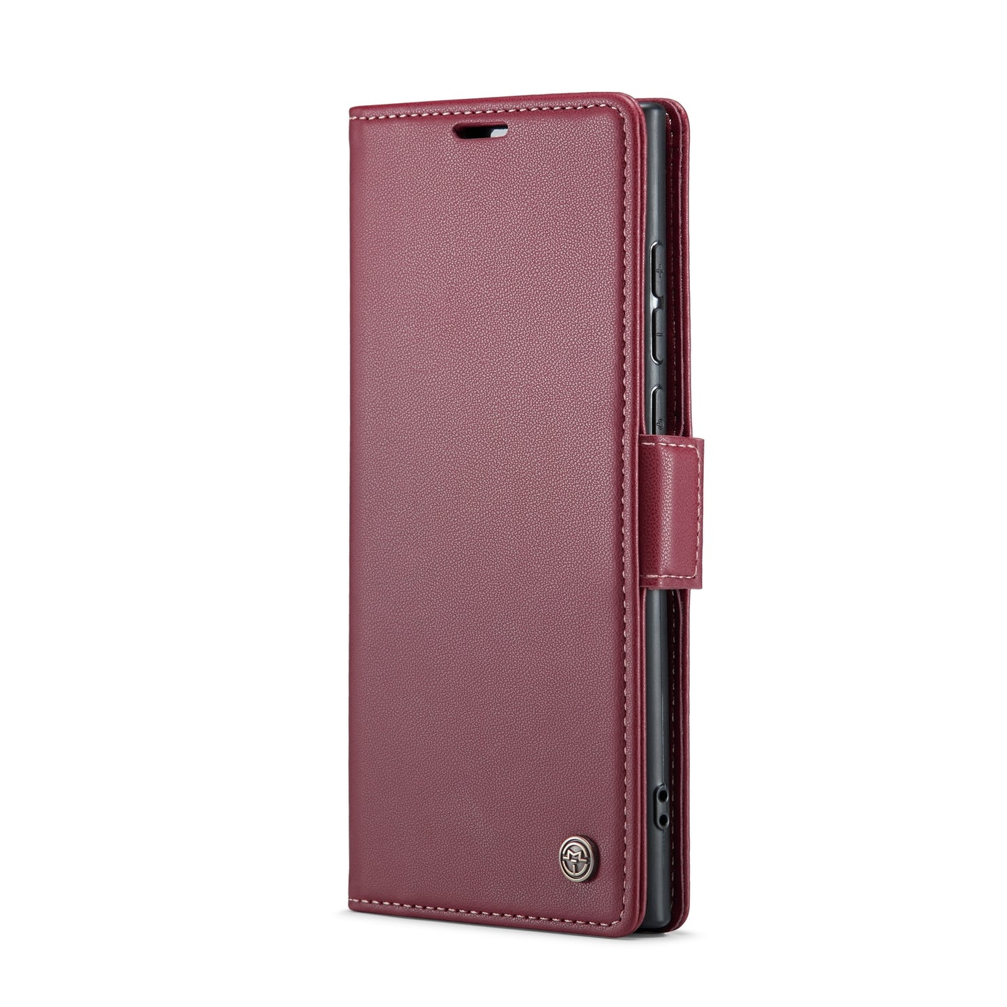 Samsung Galaxy S23 Ultra 5G Case - RFID Leather Wallet with Stand, Card Slot & Litchi Texture