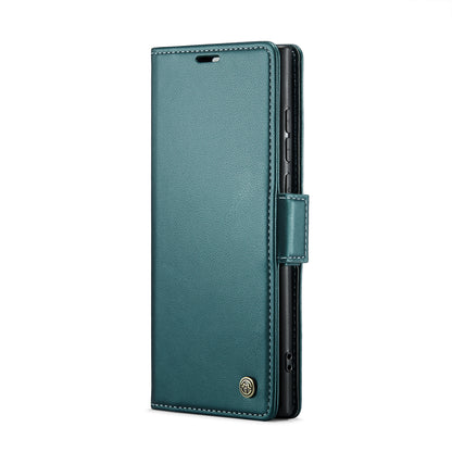 Samsung Galaxy S23 Ultra 5G Case - RFID Leather Wallet with Stand, Card Slot & Litchi Texture