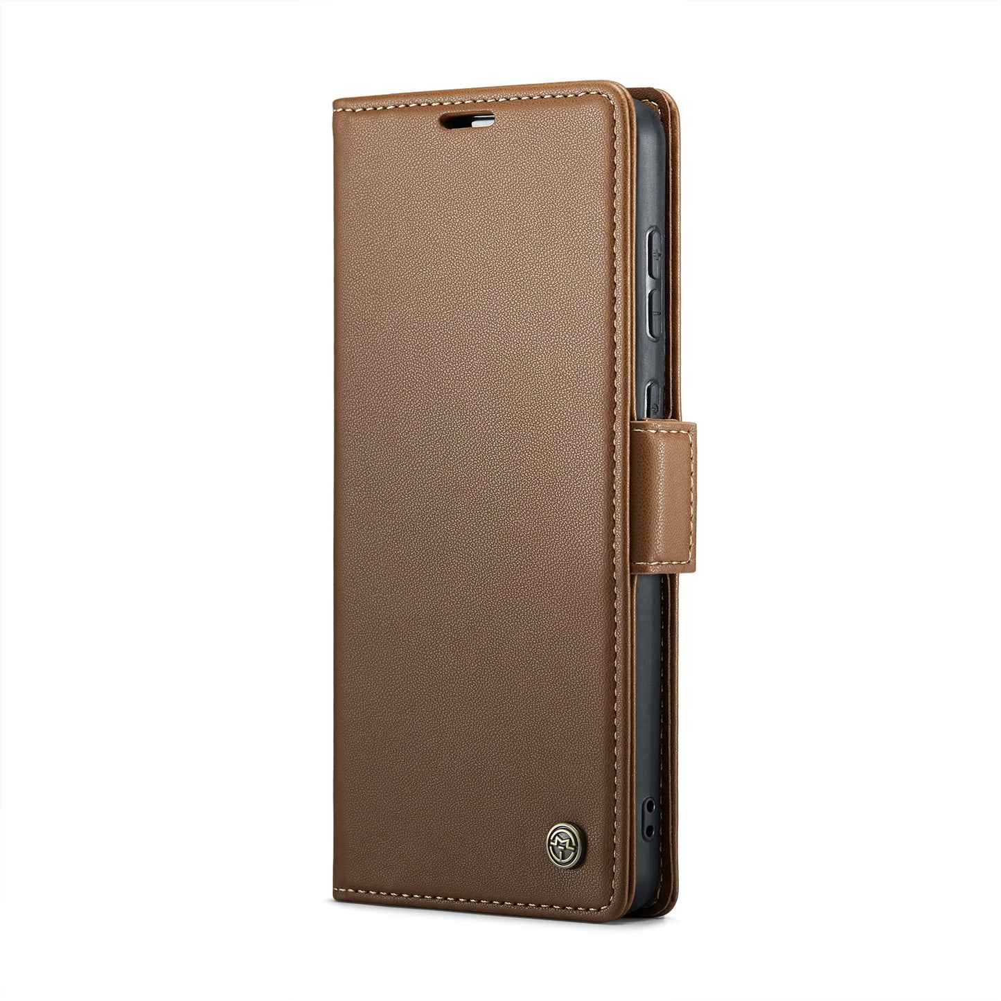 Samsung Galaxy S21 FE 5G Case - RFID Leather Wallet, Stand Feature, Card Slot, Litchi Texture