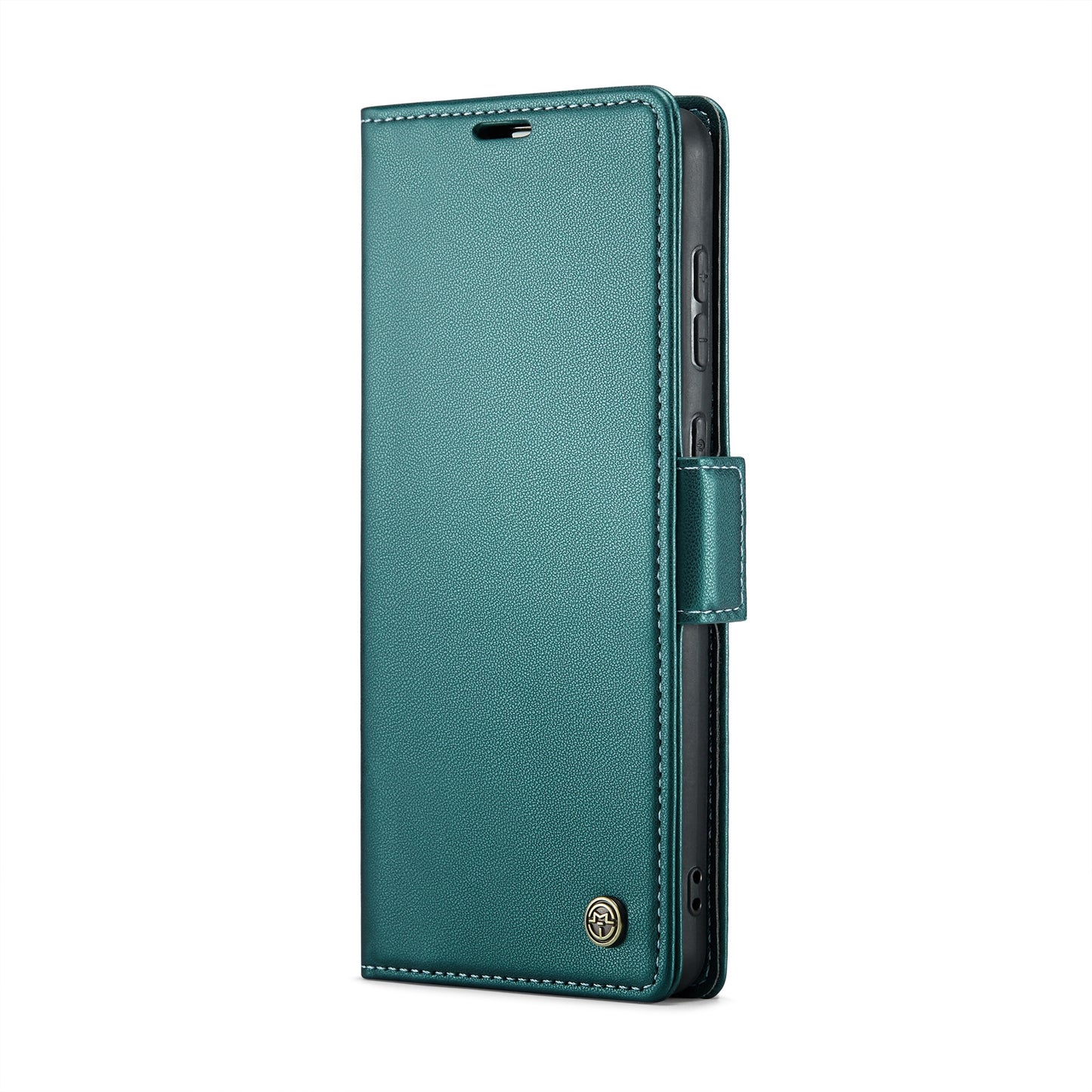 Samsung Galaxy S21 FE 5G Case - RFID Leather Wallet, Stand Feature, Card Slot, Litchi Texture