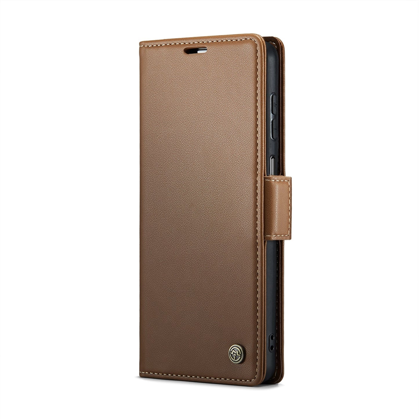 Samsung Galaxy A13/A04/M13 5G Butterfly Buckle Leather Case - RFID, Card Slot, Stand Feature