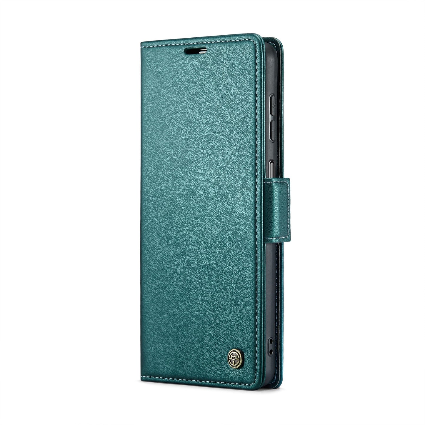 Samsung Galaxy A13/A04/M13 5G Butterfly Buckle Leather Case - RFID, Card Slot, Stand Feature