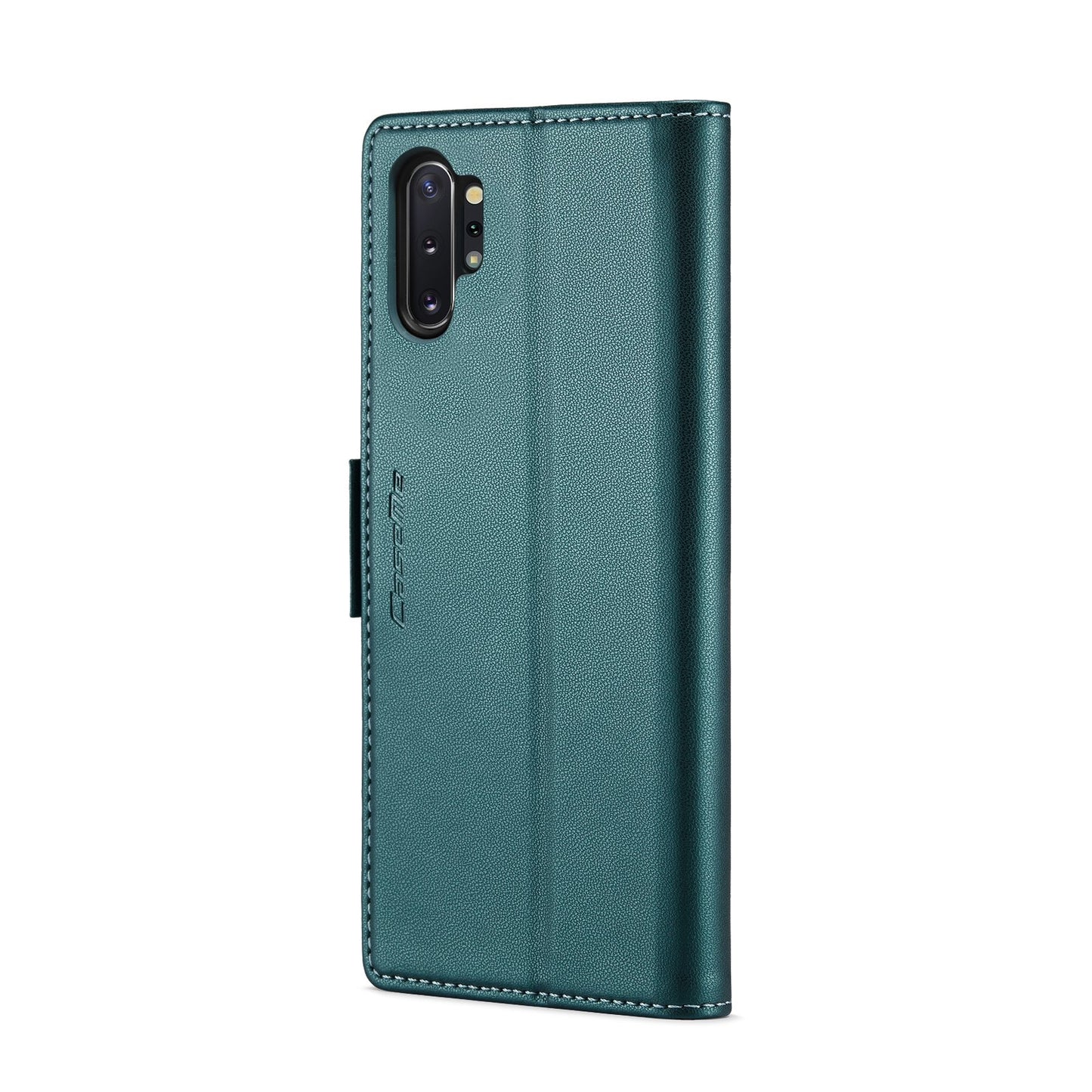 Samsung Galaxy Note10+ RFID Leather Case - Litchi Texture with Card Slot & Stand