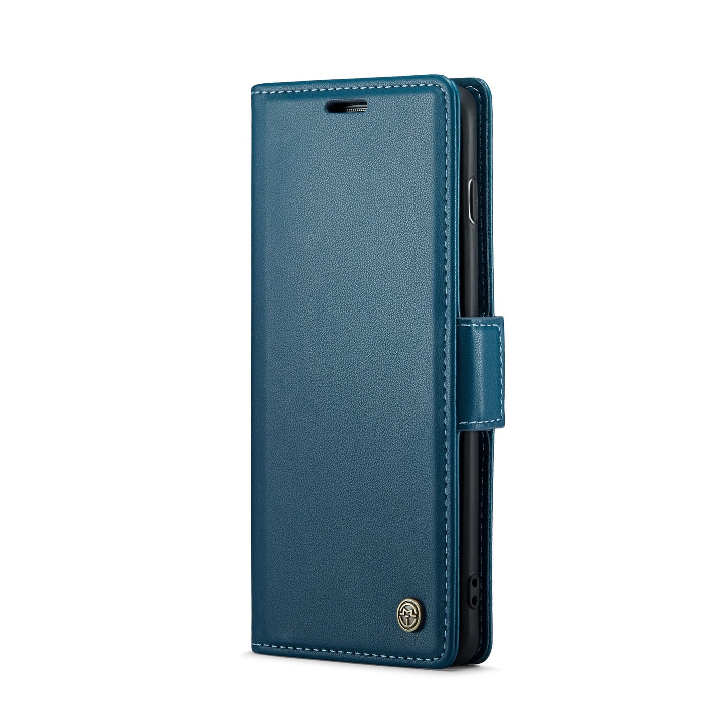 Samsung Galaxy S10 Leather Case - RFID Anti-Theft, Card Slot, Stand, Butterfly Buckle, Litchi Texture