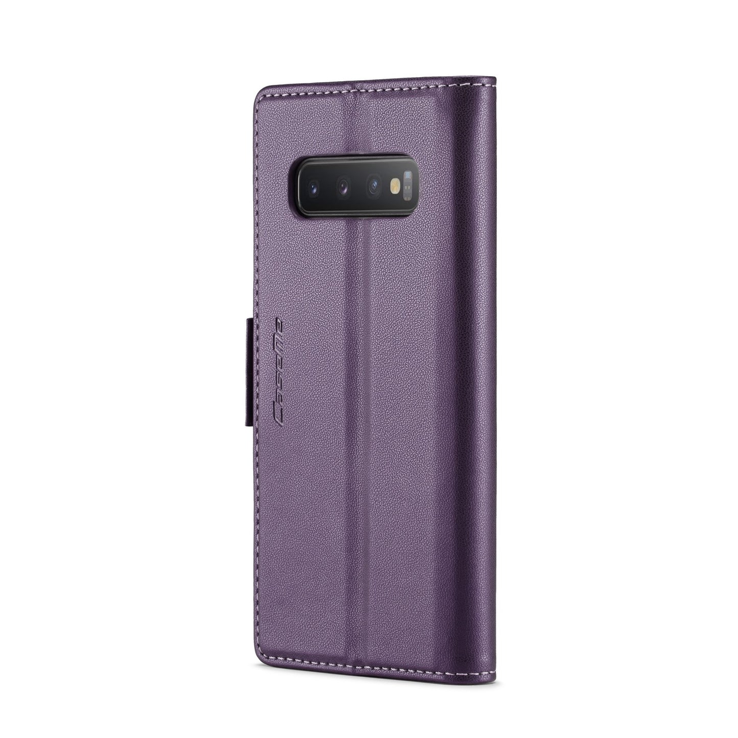 Samsung Galaxy S10+ Case - RFID Anti-Theft, Butterfly Buckle, Litchi Leather with Card Slot & Stand