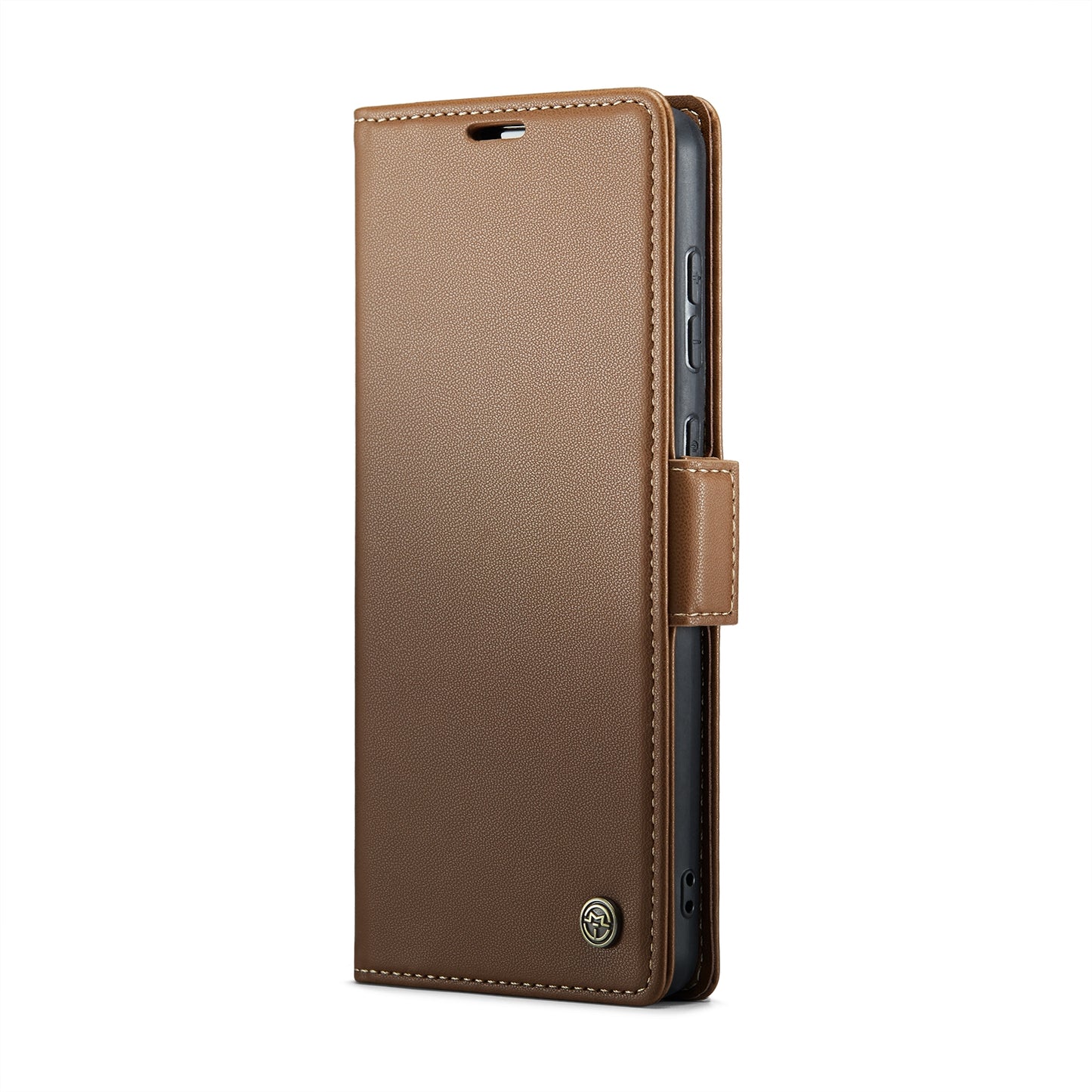 Samsung Galaxy A20/A30/M10s Case - Butterfly Buckle, Litchi Texture, RFID Anti-theft, Leather Wallet & Stand