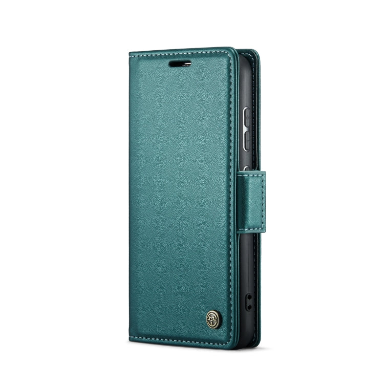 Samsung Galaxy S24 5G Leather Case - RFID, Butterfly Buckle, Card Slot, Litchi Texture