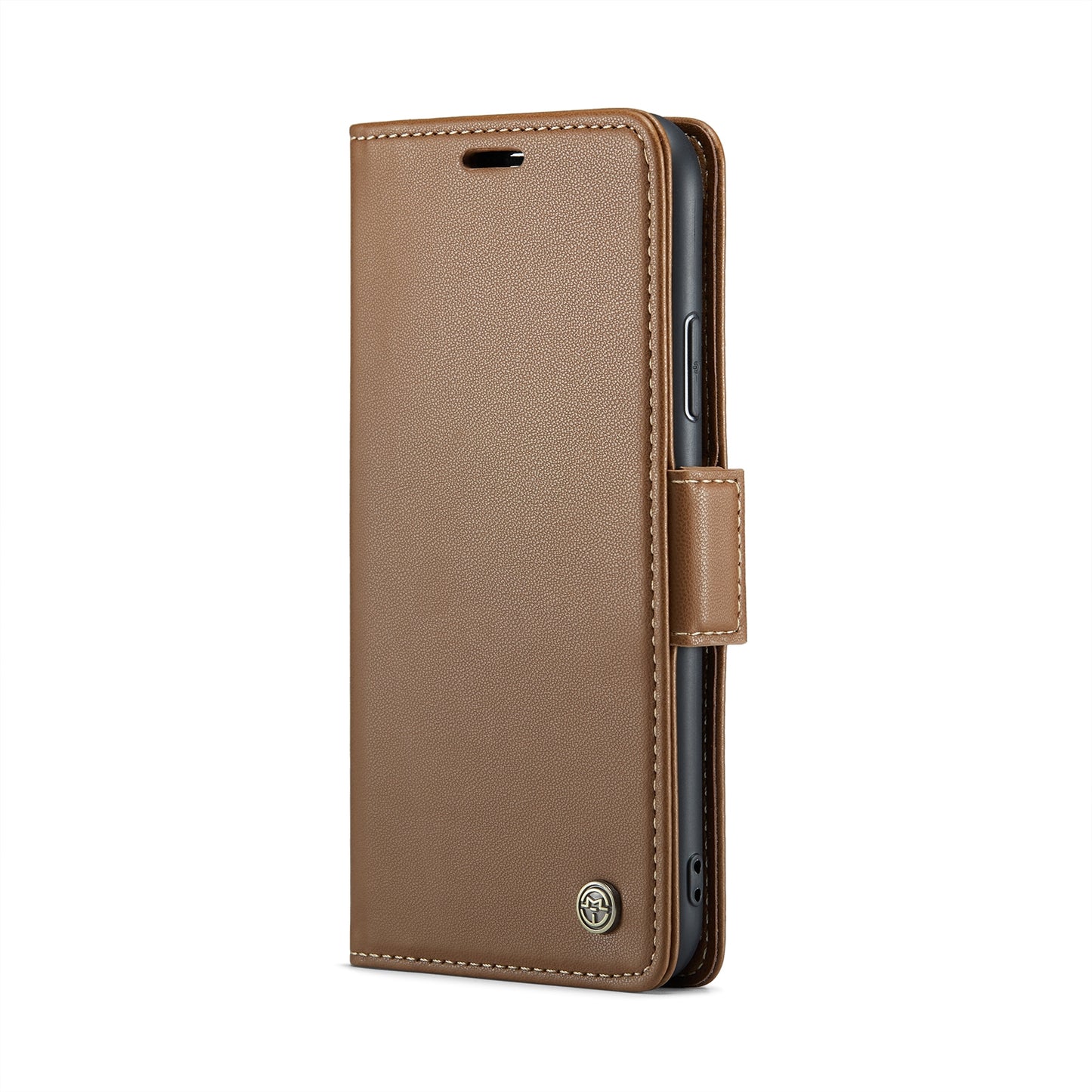 iPhone 11 Leather Case - RFID Anti-Theft, Butterfly Buckle, Litchi Texture, Card Slot