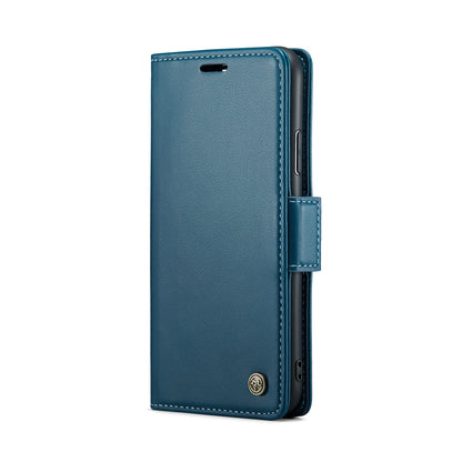 iPhone 11 Leather Case - RFID Anti-Theft, Butterfly Buckle, Litchi Texture, Card Slot