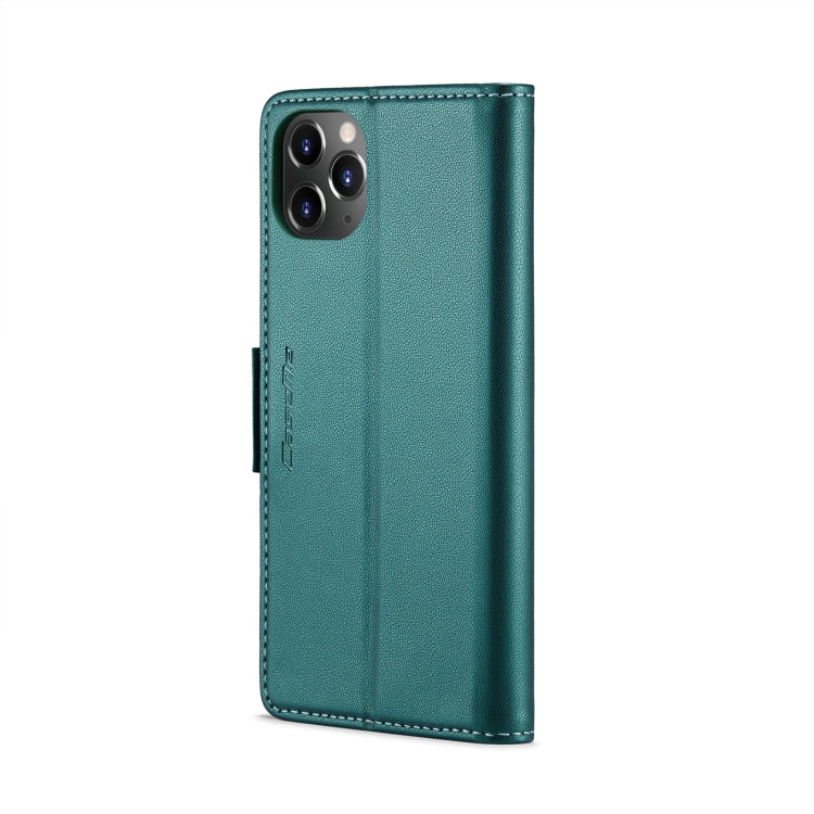 iPhone 11 Pro Leather Case - RFID Anti-Theft, Butterfly Buckle, Litchi Texture, Card Slot