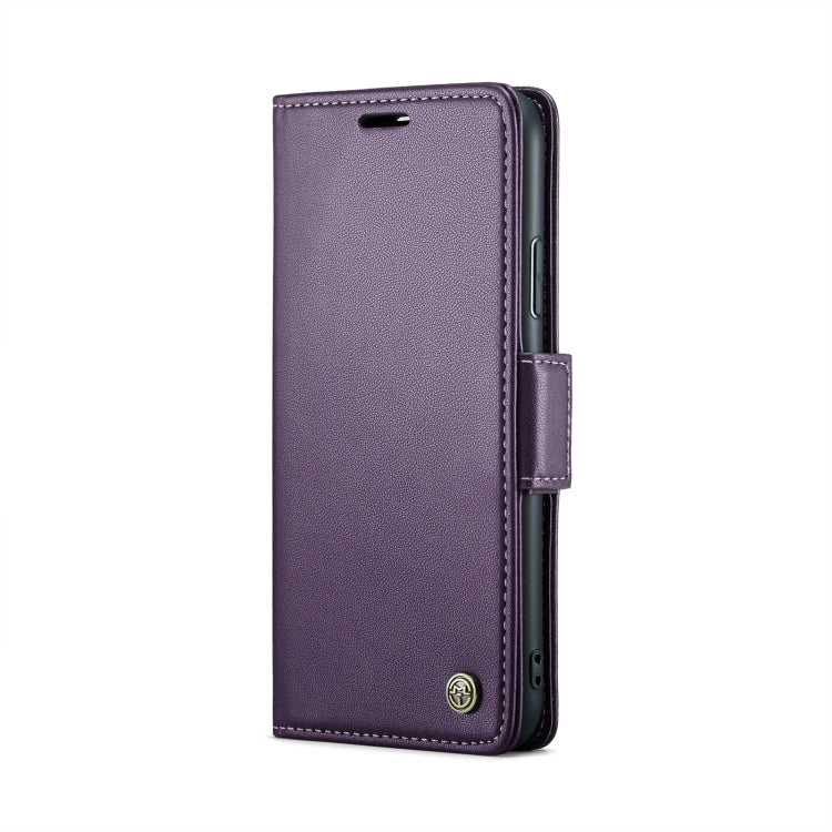 iPhone 11 Pro Max Leather Case - RFID Anti-Theft, Butterfly Buckle, Litchi Texture, Card Slot