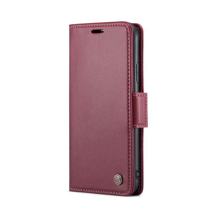 iPhone XS Max Leather Case - RFID Anti-Theft, Butterfly Buckle, Litchi Texture, Card Slot