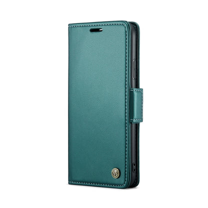 iPhone XR Leather Case - RFID Anti-Theft, Butterfly Buckle, Litchi Texture, Card Slot