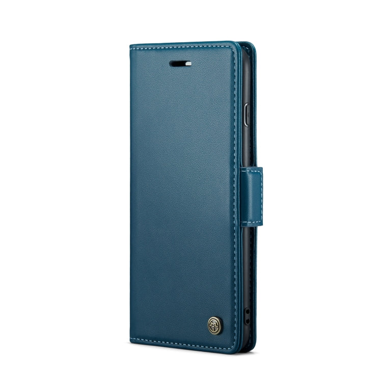 iPhone 6 Plus/7 Plus/8 Plus Leather Case - RFID Anti-Theft, Butterfly Buckle, Litchi Texture, Card Slot