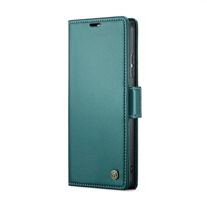 Xiaomi 13 Leather Case - RFID Anti-Theft, Litchi Texture, Wallet & Stand Design