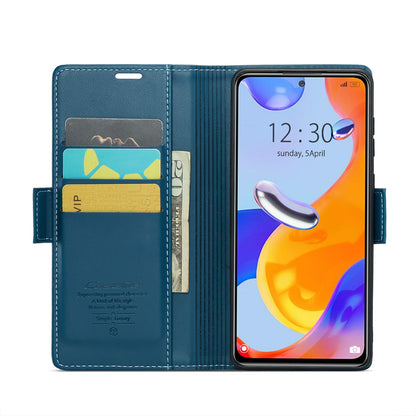 Xiaomi Redmi Note 11 Pro 5G Leather Case - RFID Anti-Theft, Litchi Texture, Wallet & Stand Design