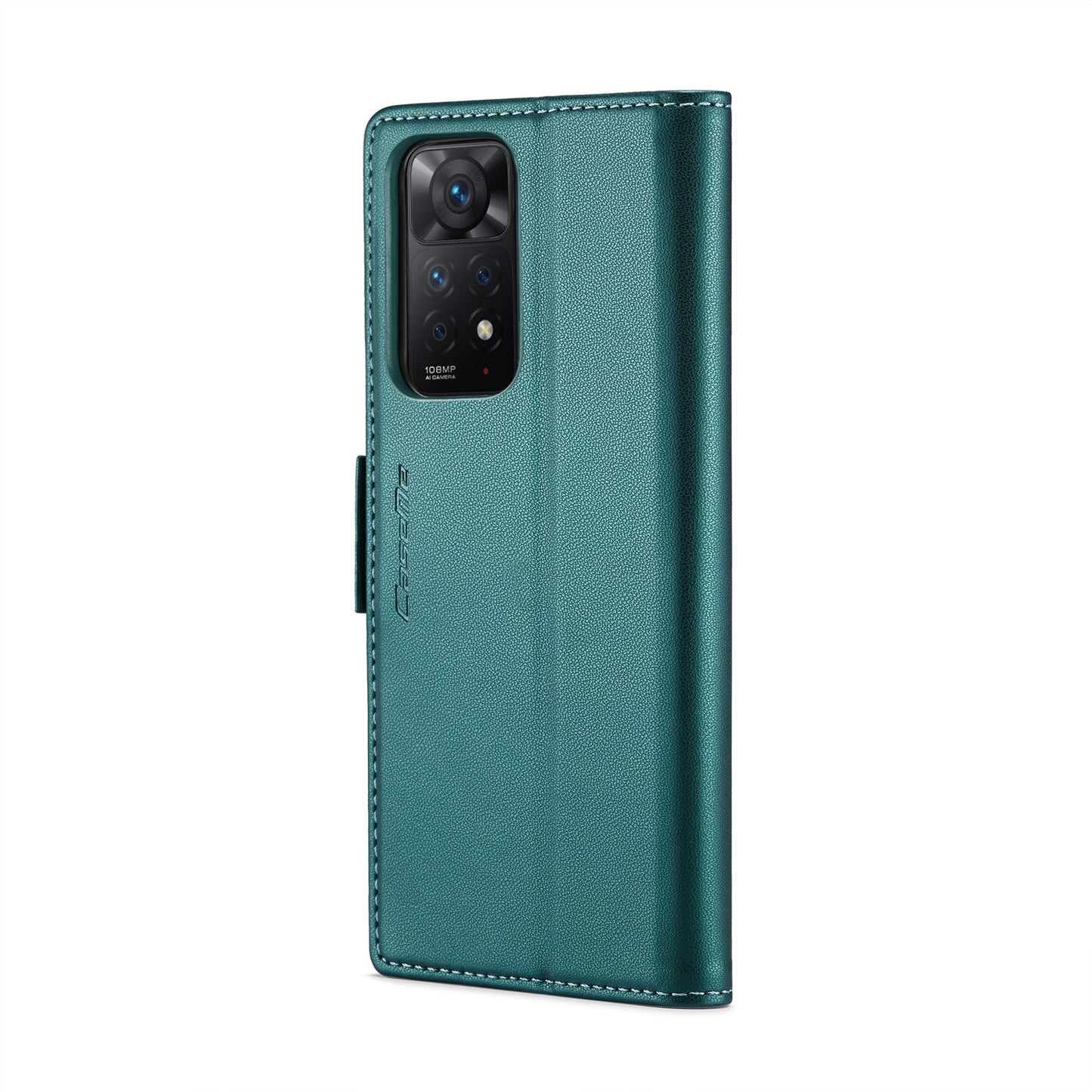 Xiaomi Redmi Note 11 Pro 5G Leather Case - RFID Anti-Theft, Litchi Texture, Wallet & Stand Design