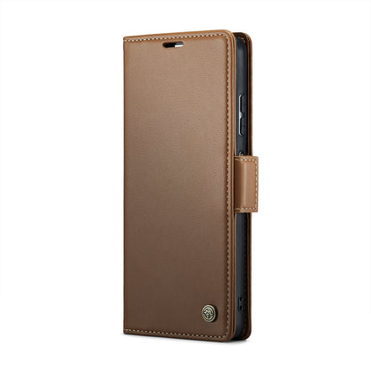 Xiaomi Redmi Note 12 Pro+ 5G Leather Case - RFID Anti-Theft, Litchi Texture, Wallet & Stand Design