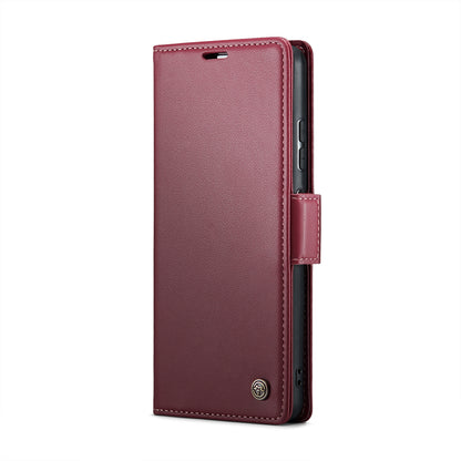 Xiaomi Poco X5 5G Leather Case - RFID Anti-Theft, Litchi Texture, Wallet & Stand Design