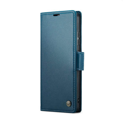 Xiaomi Poco X5 5G Leather Case - RFID Anti-Theft, Litchi Texture, Wallet & Stand Design