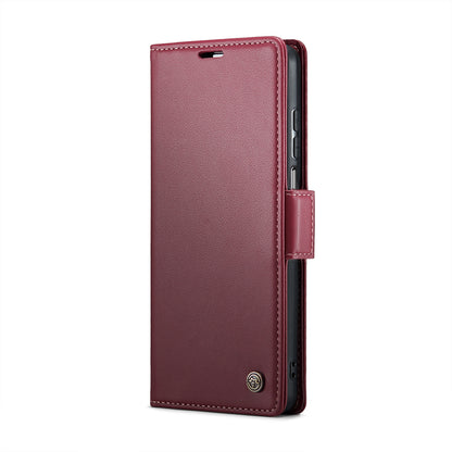 Xiaomi Redmi Note 9S/Note 9 Pro/Note 9 Pro Max Leather Case - RFID Anti-Theft, Litchi Texture, Wallet & Stand Design