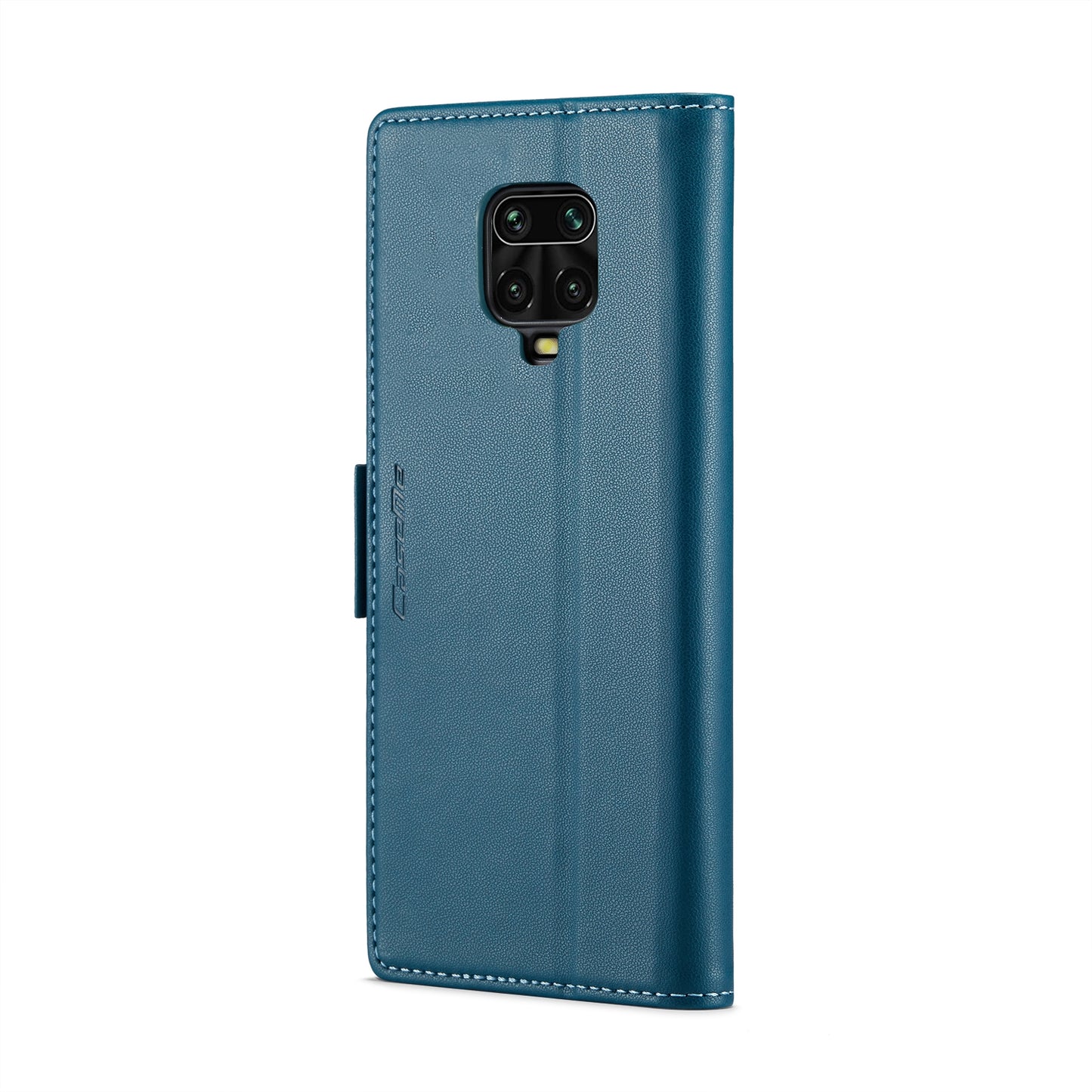 Xiaomi Redmi Note 9S/Note 9 Pro/Note 9 Pro Max Leather Case - RFID Anti-Theft, Litchi Texture, Wallet & Stand Design