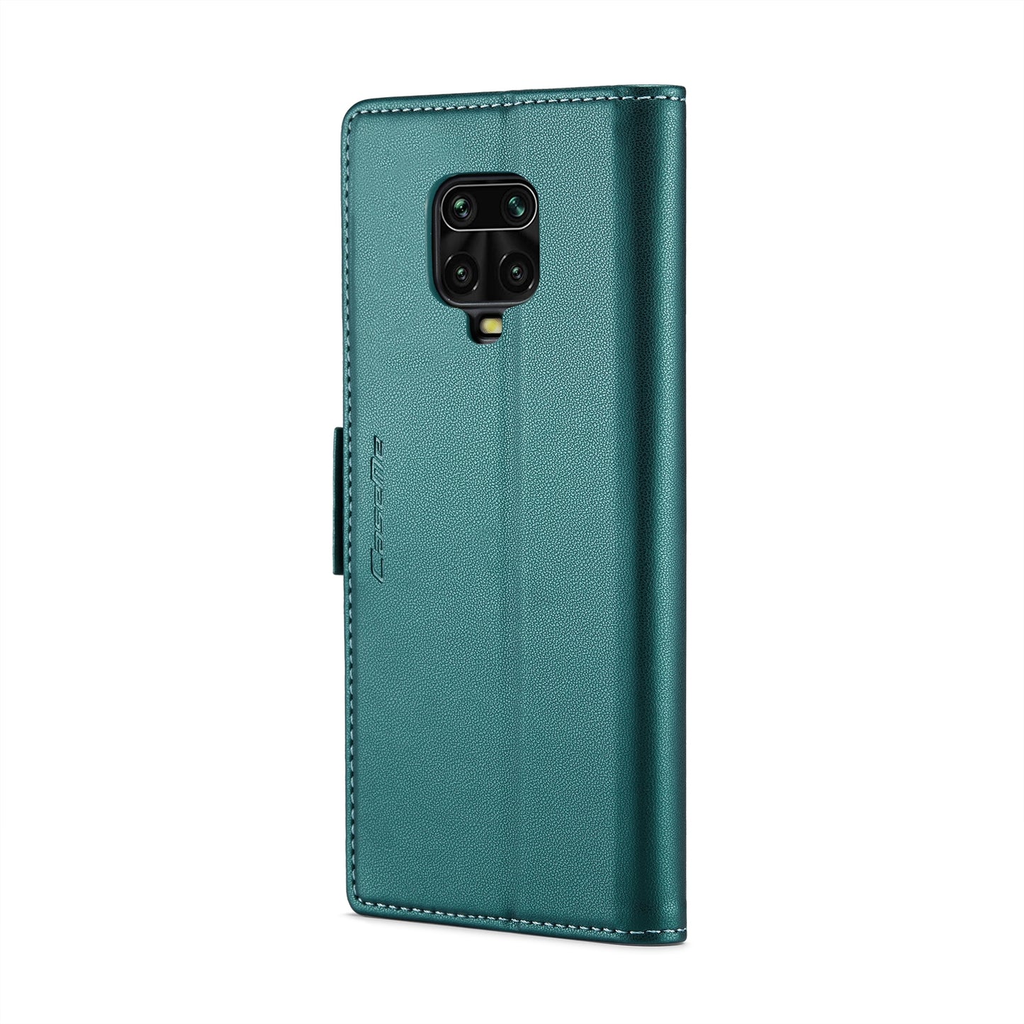 Xiaomi Redmi Note 9S/Note 9 Pro/Note 9 Pro Max Leather Case - RFID Anti-Theft, Litchi Texture, Wallet & Stand Design