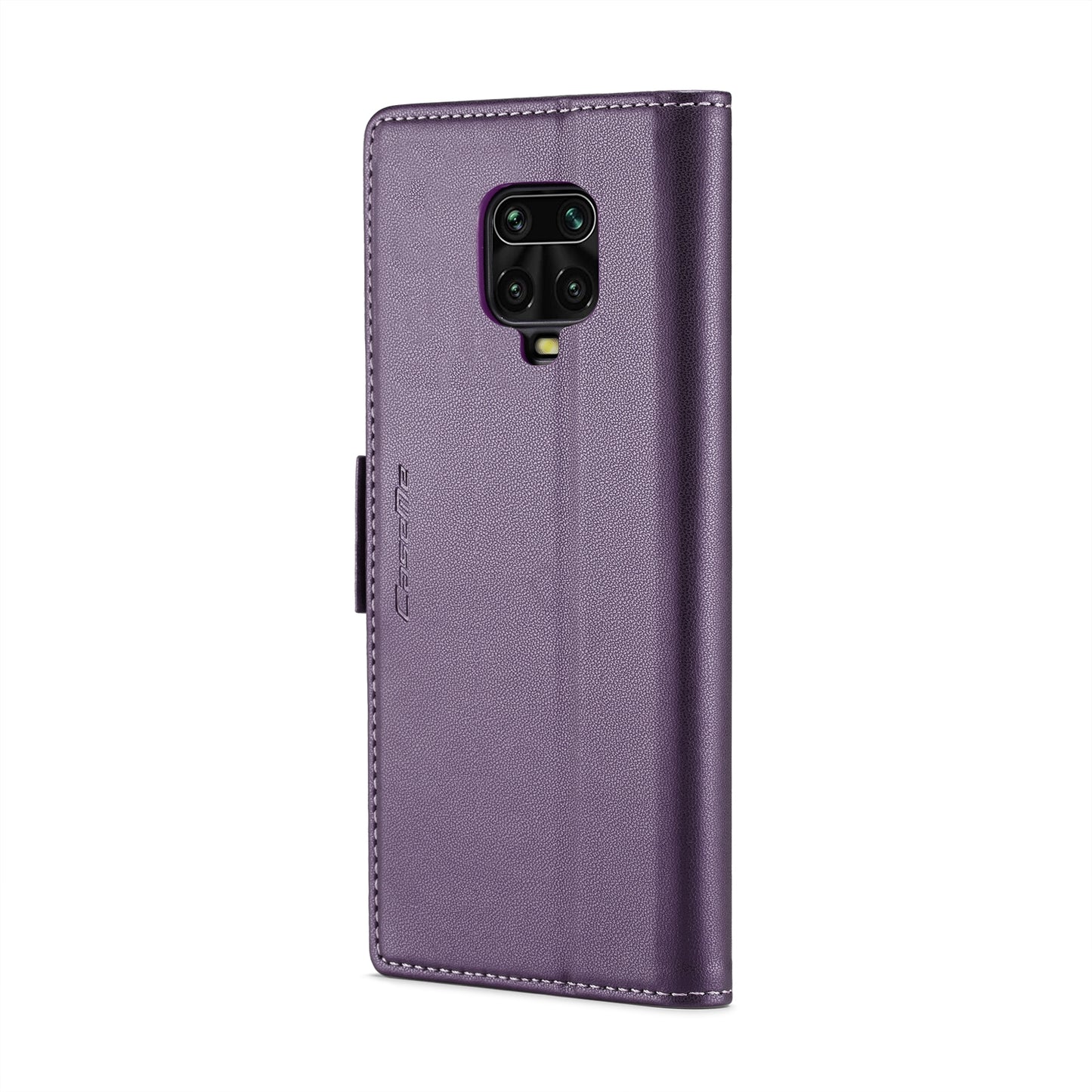 Xiaomi Redmi Note 9S/Note 9 Pro/Note 9 Pro Max Leather Case - RFID Anti-Theft, Litchi Texture, Wallet & Stand Design