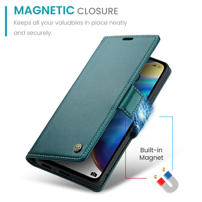 Xiaomi Mi 10T 5G／10T Pro 5G Leather Case - RFID Anti-Theft, Litchi Texture, Wallet & Stand Design