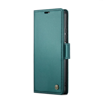 Xiaomi Poco F5 5G/Redmi Note 12 Turbo 5G Leather Case - RFID Anti-Theft, Litchi Texture, Wallet & Stand Design