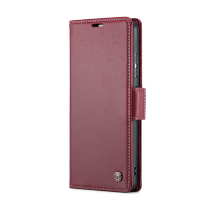 Xiaomi Redmi Note 12 4G Leather Case - RFID Anti-Theft, Litchi Texture, Wallet & Stand Design