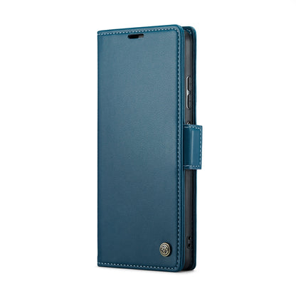 Xiaomi Redmi Note 12 4G Leather Case - RFID Anti-Theft, Litchi Texture, Wallet & Stand Design