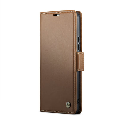 Xiaomi 13T / 13T Pro Leather Case - RFID Anti-Theft, Litchi Texture, Wallet & Stand Design