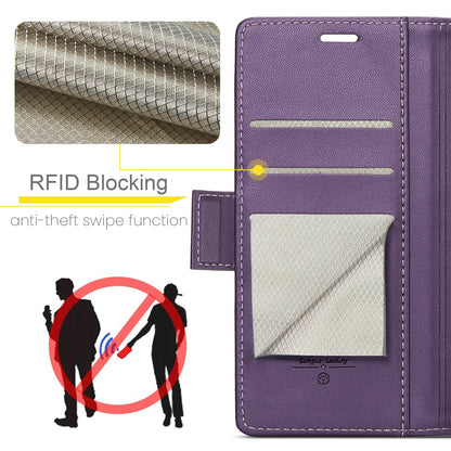 Xiaomi Redmi 12 4G／12 5G／Note 12R／POCO M6 Pro 5G Leather Case - RFID Anti-Theft, Litchi Texture, Wallet & Stand Design