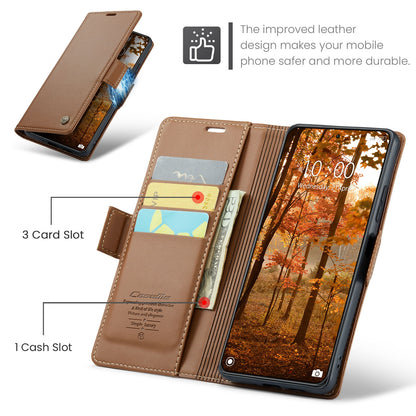 Xiaomi 14 Pro Leather Case - RFID Anti-Theft, Litchi Texture, Wallet & Stand Design