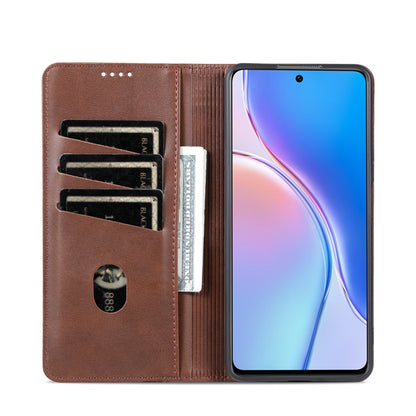 Huawei Maimang 20 Leather Wallet Case with Card Holder & Magnetic Closure